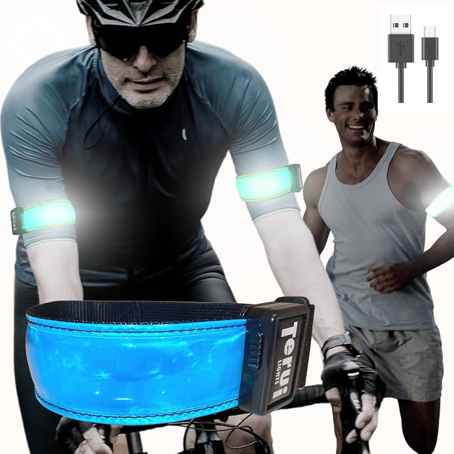 Amazon.co.jp: TERUI Lights 大型 反射バンド ランニング ライト